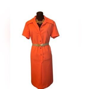 Vintage NPC Fashions  Orange Dress